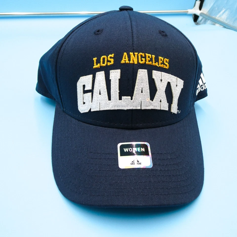 Gorra LA Galaxy para mujer Adidas azul Snapback talla única MLS fútbol Los Ángeles nueva Foto 2 de 4