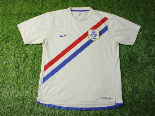 NETHERLANDS TEAM 2006-2008 FOOTBALL MEN SHIRT JERSEY AWAY NIKE ORIGINAL SIZE L