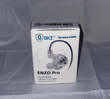 Wired Gaming Headphones IEM Earphones with 1DD，QKZ ENZO PRO in Ear WHITE