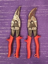 Lot of 2 Wiss Tin Snips Aviation M1 - M6 - FREE SHIPPING 