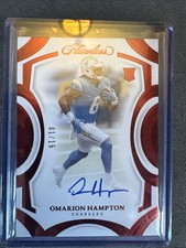 2025 Panini Flawless Rookie Frame Signatures Omarion Hampton 1/15 RC Auto!!!