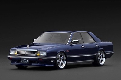 NISSAN GLORIA CIMA (Y31) dunkelblau (Maßstab 1:18)
