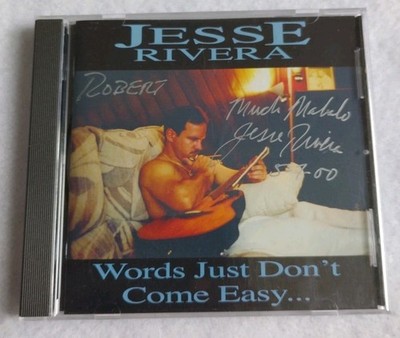 Jesse Rivera: Words Just Don't Come Easy... CD (1995) Unverified Signature*   