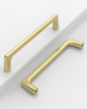 10 PCS 5 Inch 128mm Brushed Gold Cabinet Pulls Kitchen Handles Drawer Hardware