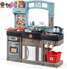Step2 Best Chefs Kids Kitchen Playset Indoor/Outdoor Kitchenette Interactive Pla