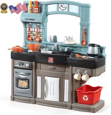 Step2 Best Chefs Kids Kitchen Playset Indoor/Outdoor Kitchenette Interactive Pla