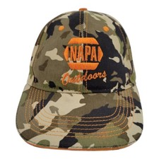 NAPA Outdoors Strapback Camouflage Hat One Size Adjustable Baseball Cap