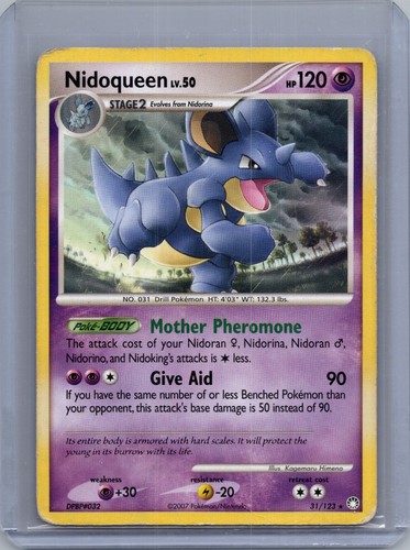 Nidoqueen Rare Mysterious Treasures 31/123 MP