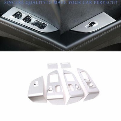 For Lincoln Nautilus MKX 2016~2023 Matte Silver Window Lift Lock Switch Panel 6X