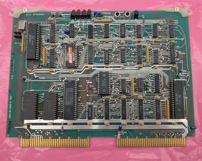 Instron A504-8 Rev E IEEE Interface Card T504-35 Rev D for T5640 System