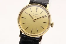 [Near Mint] Longines 817 4129 Gold Dial Manual Wind Women's Watch from Japan