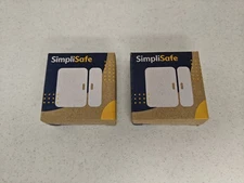 LOT OF 2 NEW SimpliSafe Home Security Window/Door Entry Sensor ES3 White Gen 3