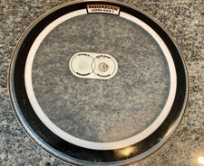 AQUARIAN SUPER KICK I 22  Bass Kick Drum Head Clear Felt Ring SK1 w/ Kick Pad