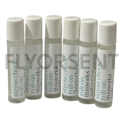 X6 Authentic Thisworks Stress Check Breathe In Roll On. .17 Oz. NWOB