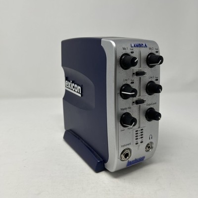 Lexicon LEXLAMBDAV Lambda USB Audio Interface Desktop Recording Studio