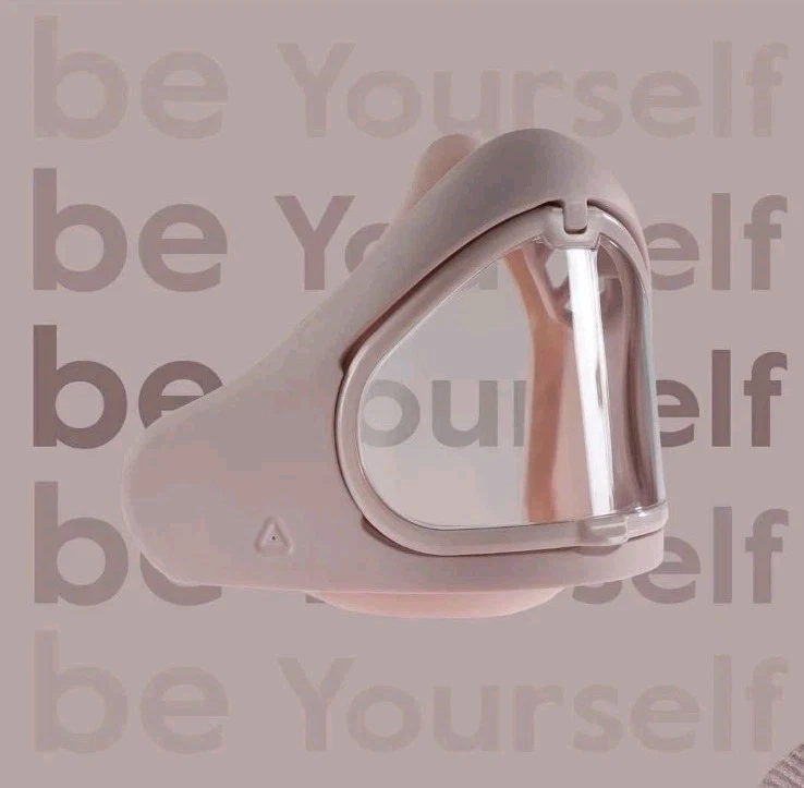 Cliu Premium Facemask Pink Designer Anti-fog See-through Deaf Mask Made In Italy
