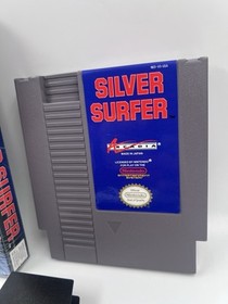 Silver Surfer Arcadia Nintendo NES Complete CIB 1990 Near Mint