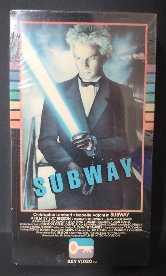 Subway (1986) (SEALED EX-RENTAL VHS) Key Video #6969 - Blockbuster - Lambert - Image 2 of 4