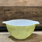 1970s-80s Pyrex, Cinderella Mixing Bowl, 441, 1 1/2 PT., Avocado Green