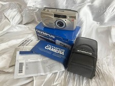 Olympus Superzoom 80G 35mm Film Camera w/ Box, Case Strap Near Mint
