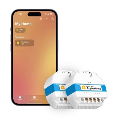 Meross WLAN Relais Modul MSS810 HomeKit Alexa Google 2,4 GHz 2 Stück