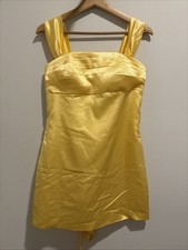 Women’s Short Yellow Party Dress