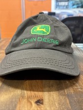 John Deere Hat Cap Green Adjustable Backing Tractor Farm Agriculture Outdoors
