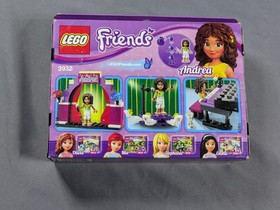 LEGO Friends Heartlake Dog Show 3942 Andrea's Stage 3932 Lot Complete Retired