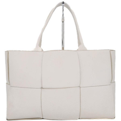 Bottega Veneta アイボリー ハンドバッグ BOTTEGA VENETA Medium Arco Tote Bag White Leather Women's with