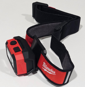 Milwaukee 2012R Rechargeable Magnetic Headlight Headlamp Lamp Light with Strap