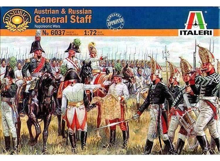 Italeri IT6037 1/72 - Napoleonic Wars - Austrian and Russian Allied General Staf