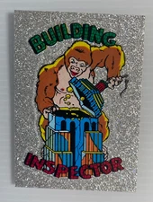 1980’s Glitter King Kong Sticker Building Inspector Vending Machine Sticker 