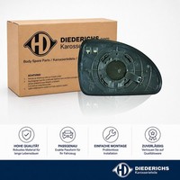 Spiegelglas Aussenspiegel Links Diederichs 6553327 FÜR KIA Ersatzglas Spiegel