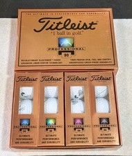 4 Sleeves Titleist Professional 90 New Old Stock Logo 12 Golf Balls