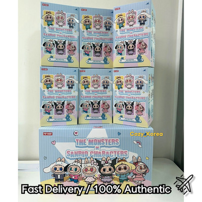 New Labubu THE MONSTERS X SANRIO CHARACTERS Vinyl Plush Pendant