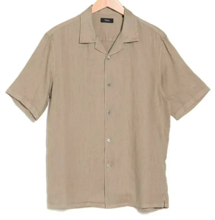 Theory Linen Casual Button-Down Shirts for Men for sale | eBay