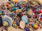Rainbow Mismatched Earring Lot 318.2g 11.22oz Colorful Craft Jewelry Singles... — photo 2
