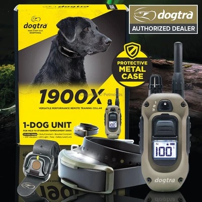 Dogtra 1900X HANDSFREE Dog Remote Training Collar 3/4 Mi, Boost, XPP & Vibration