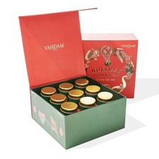 VAHDAM, Holiday Breakfast - Christmas Tea Gift Sets 90 Cups 9 Loose Leaf Tea...