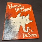 Dr. Seuss Horton Hears A Who! 1954 First Edition - Book Club Edition Hardcover