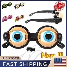 Party Toy Adult Kids Funny Wink Glasses Eyewear Crazy Eyes Props Crazy Blink CW