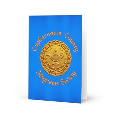 Capharnaum County Magicians Society Greeting card Bellairs Fan Art