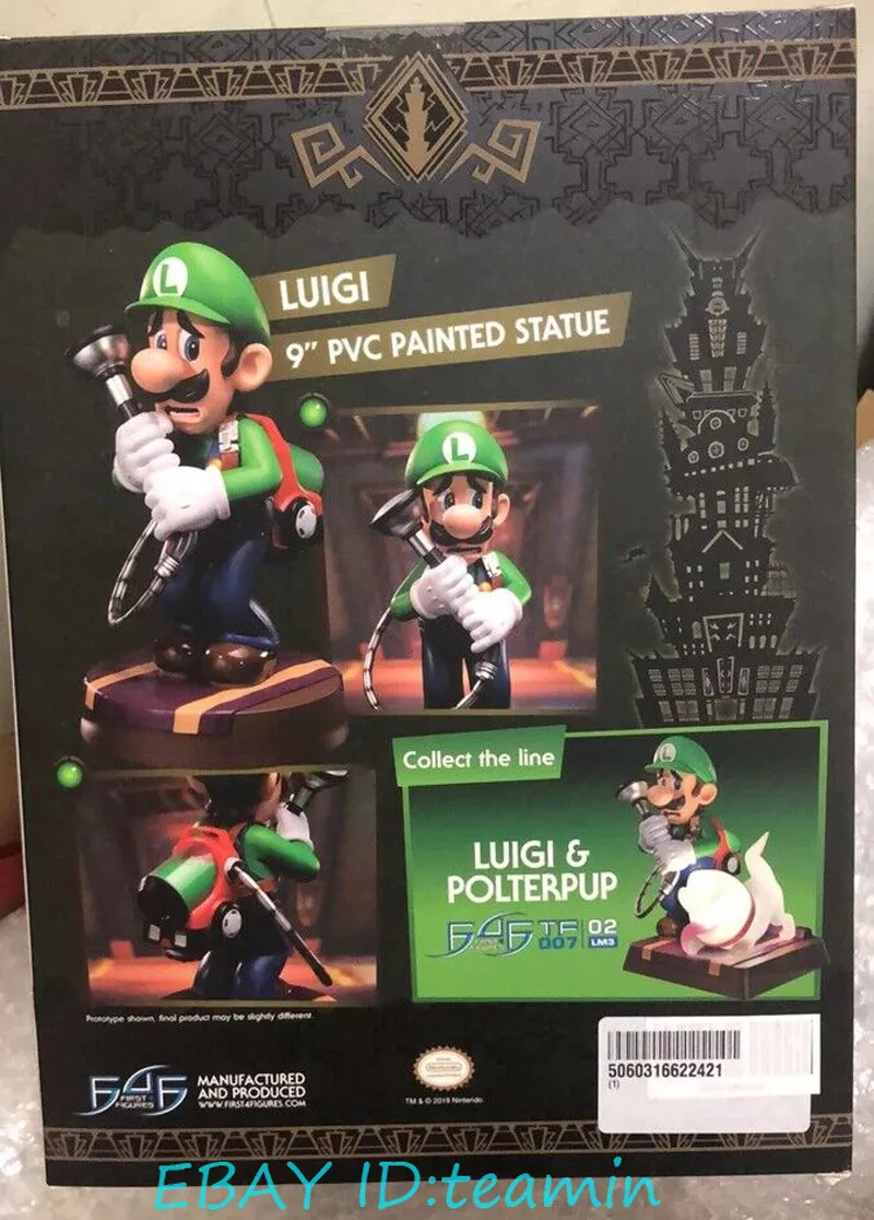 Luigi's Mansion 3 - Luigi & Polterpup 9 PVC Painted Statue