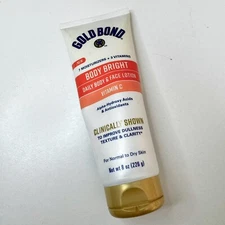 Gold Bond Body Bright Daily Body & Face Lotion with Vitamin C, 8 oz.