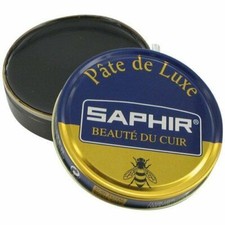 Black Saphir Shoe Polish Pate de Luxe 50ml Tin - Made in France