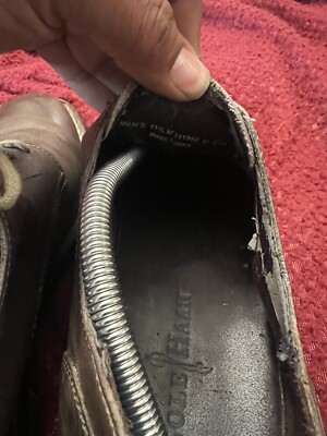 EUC Cole Haan C11852 Derby Distressed Plain Toe Stitched  display picture 2