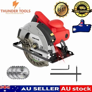 Thunder Tools 1500W Portable Corded Electric Circular Saw With Laser Guide