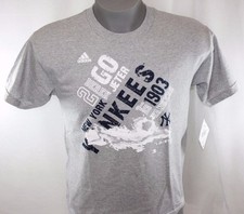 NEW Boys Kids Youth Adidas New York NY Yankees 2 Jeter Baseball Tee T-Shirt