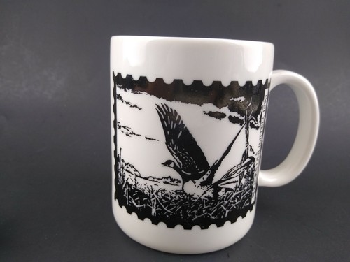 Tazza Anatra Bianco e Nero Stamp Design Vintage Anatre Unlimited 1990 - Foto 2 di 8