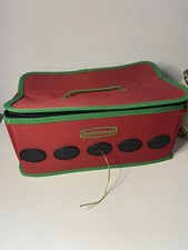 Ribbon Organizer Rubbermaid 8  x12  Separators Dowel Hanging Carry Case  13 Roll